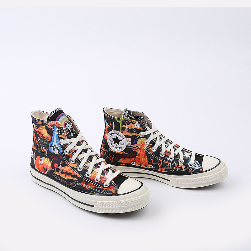 мужские разноцветные кеды Converse Chuck70 Hi 167761 - цена, описание, фото 3